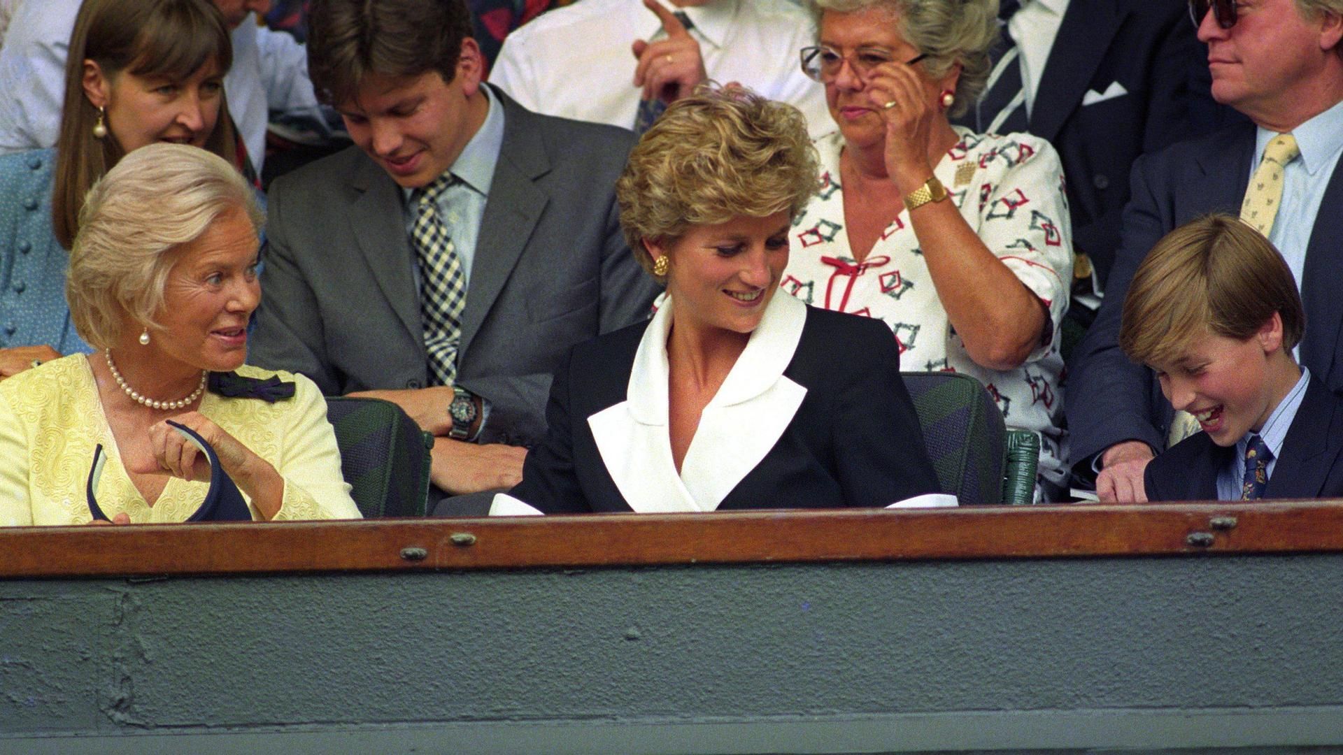 La duquesa de Kent, Lady Di y el príncipe Guillermo