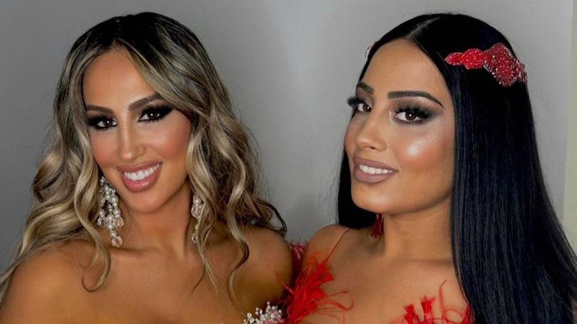 Noemí Salazar y su hermana Raquelita