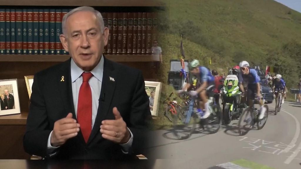 Netanyahu felicita al equipo israelí en La Vuelta ciclista a España por no "ceder al odio y a la intimidación"