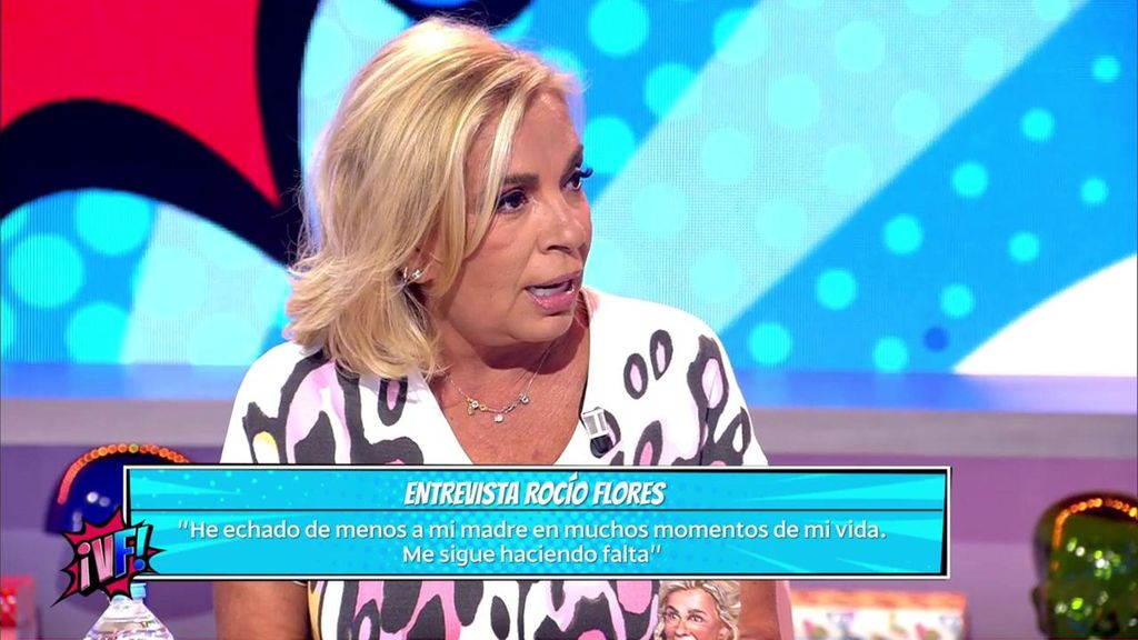 Carmen Borrego reacciona a la desgarradora entrevista de Rocío Flores: "Se me queda cojo su testimonio" ¡Vaya fama! 2025 Top Vídeos 3