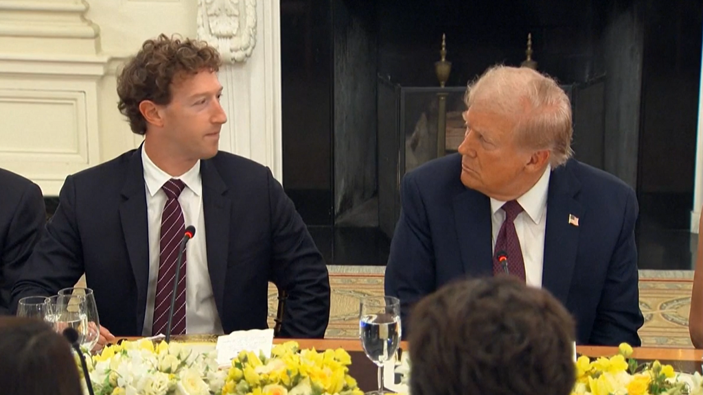 Cómo fue la cena de Donald Trump con líderes de la tecnología en la Casa Blanca: destaca la ausencia de Elon Musk