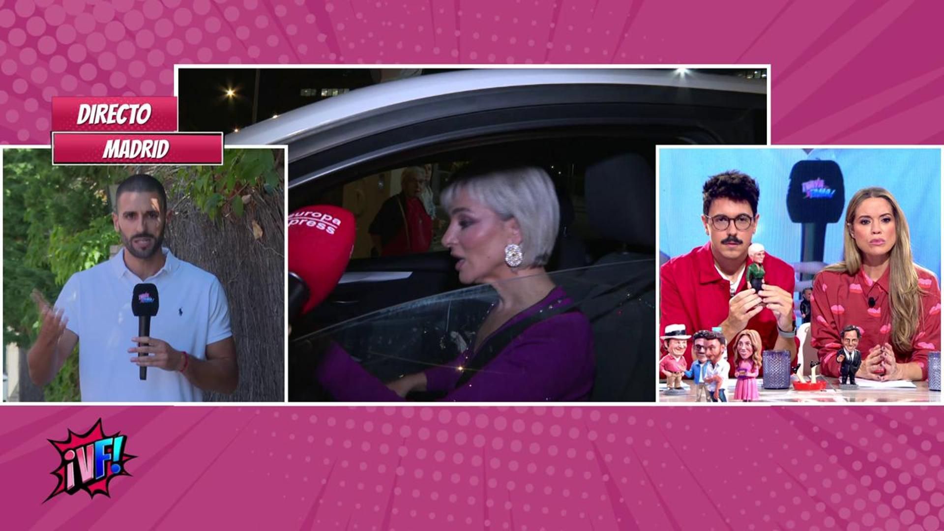 La reacción de Ana María Aldón a la noticia