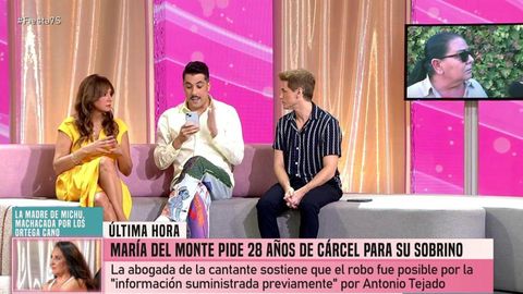 Antonio Tejado reacciona a la petición de cárcel de su tía María del Monte