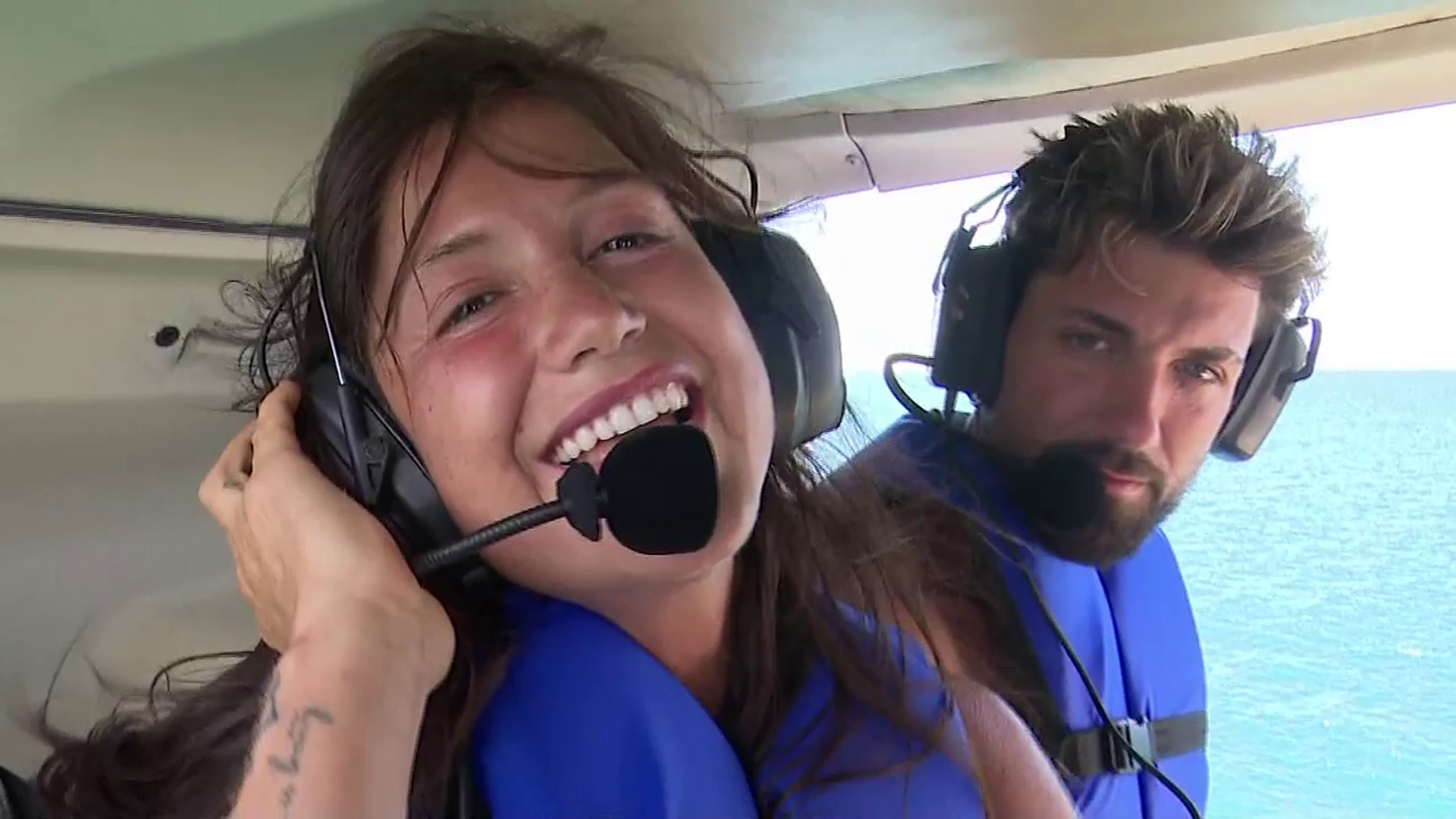 Las imágenes del tonteo entre Miri Pérez-Cabrero y Alejandro Albalá en  Supervivientes All Stars