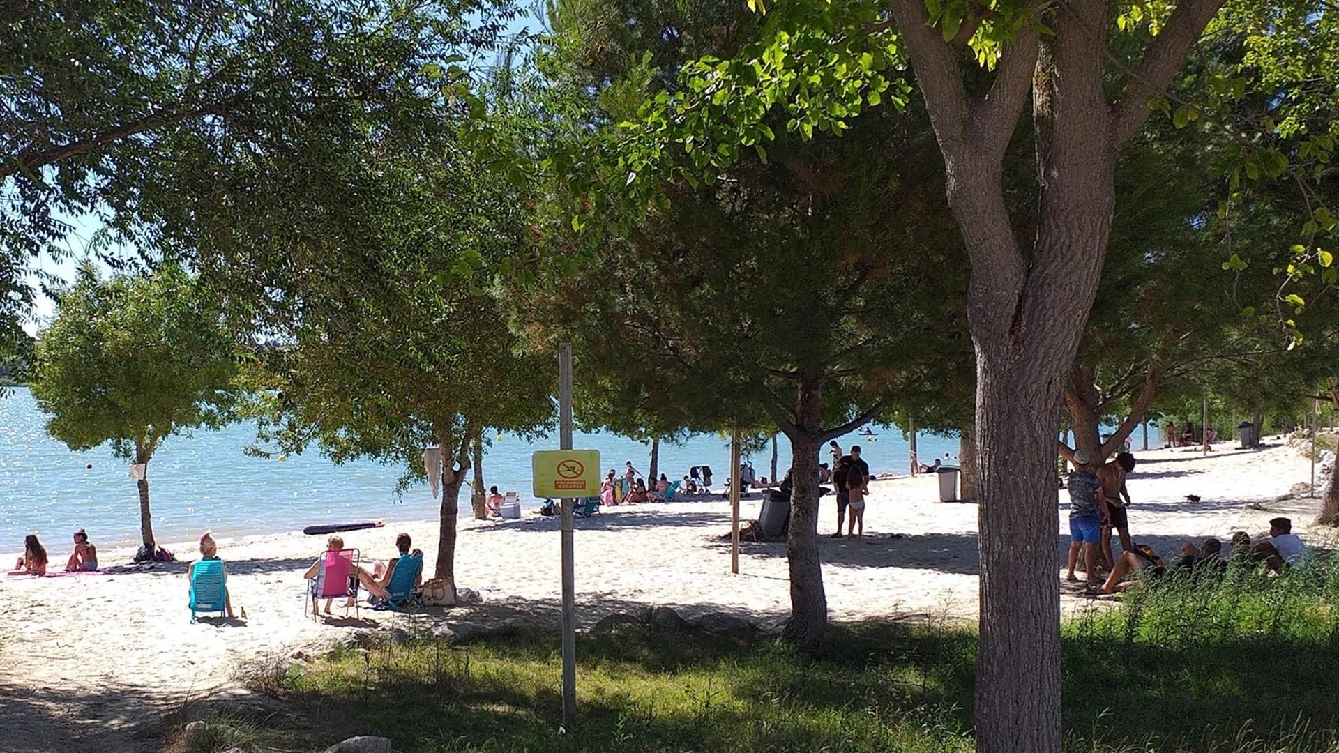Playa artificial o lago de Arcos de la Frontera, Cádiz