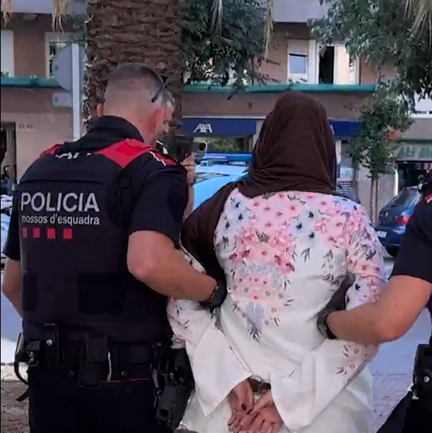 Una detenida por los Mossos