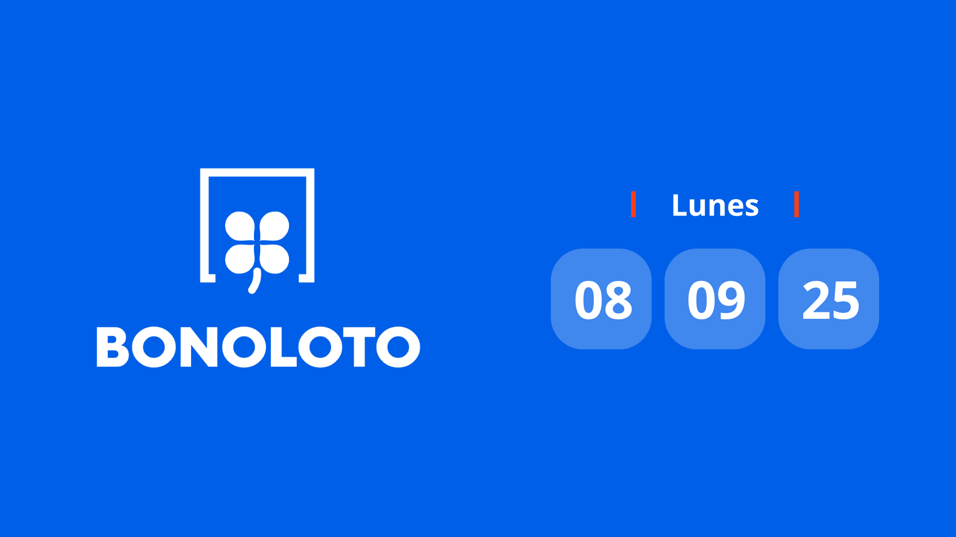 Comprobar Bonoloto: números premiados hoy lunes 8 de septiembre de 2025