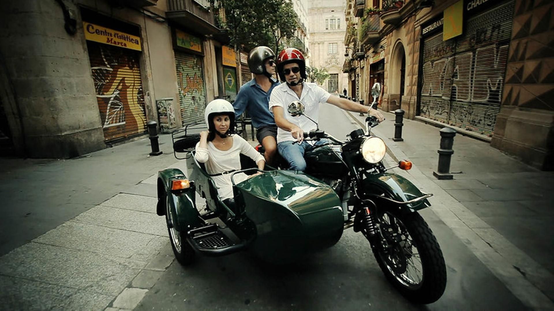 El tour en sidecar de Joao, un turismo con sello local en Barcelona