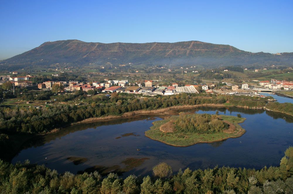 Este es el refugio guipuzcoano elegido por cientos de cigüeñas para reponer fuerzas durante su migración