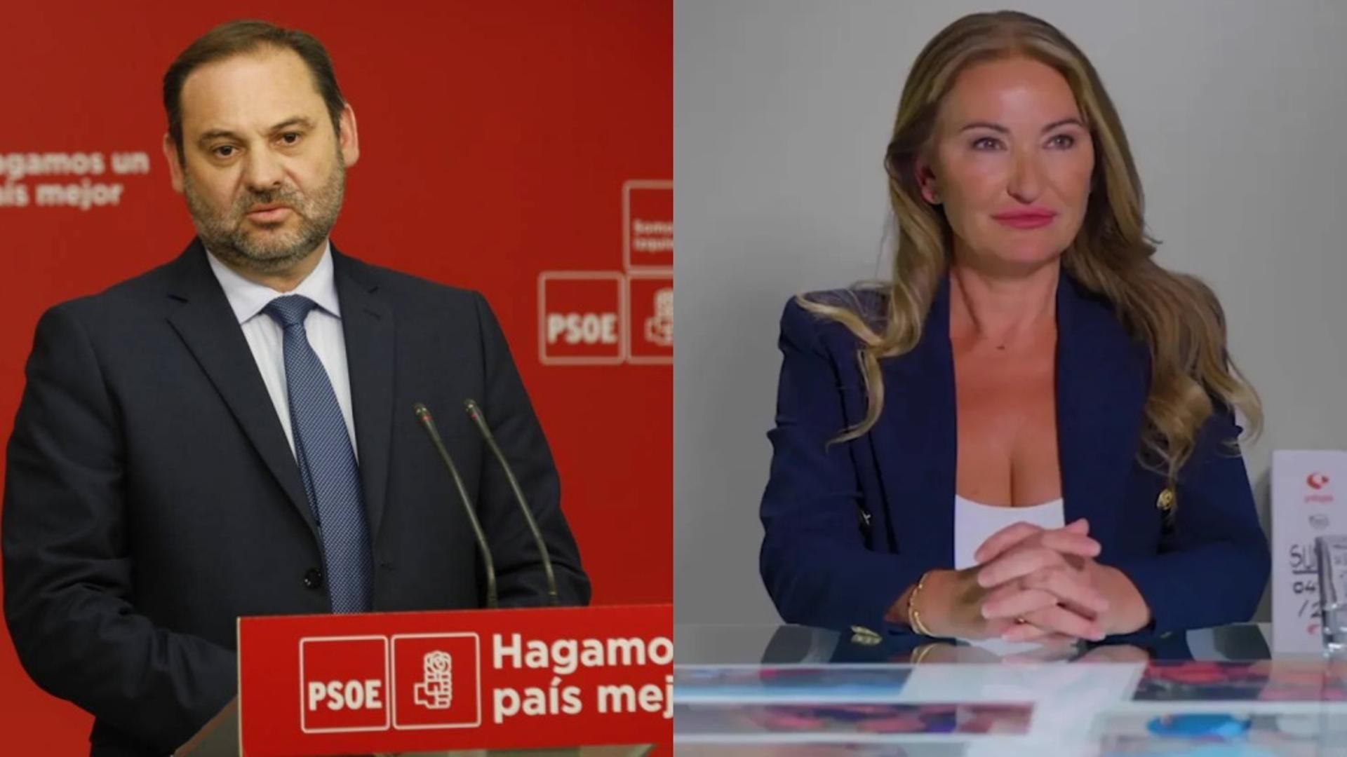 José Luis Ábalos y Carolina Perles