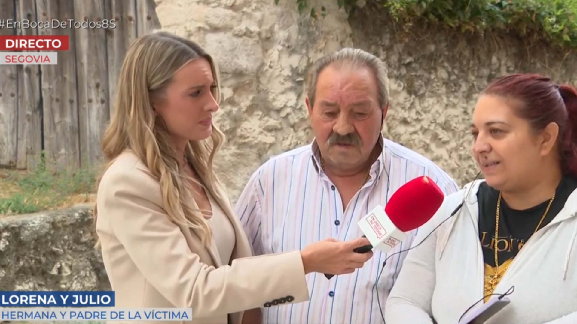 La hermana y el padre de la víctima quemada viva por su expareja: "Hay audios de él asegurando que la iba a matar"