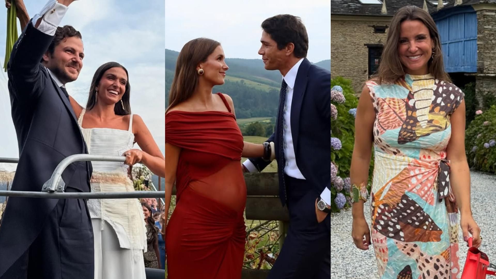 Los looks de la boda de Alejandra Navarro y Carlos Fuente Los looks de la boda de Alejandra Navarro y Carlos Fuente