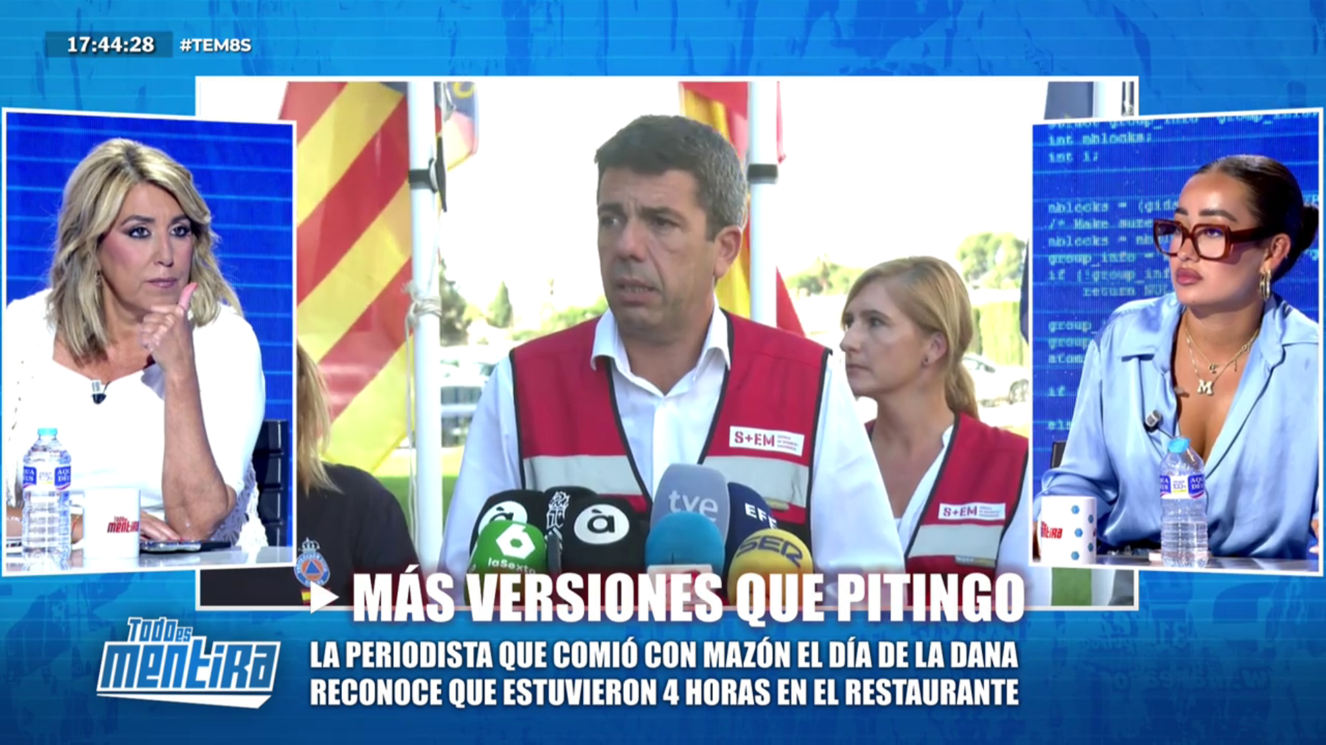 Susana Díaz, tras la carta de la periodista que comió con Mazón el día de la DANA: "El sabía lo que estaba pasando y le dio igual"