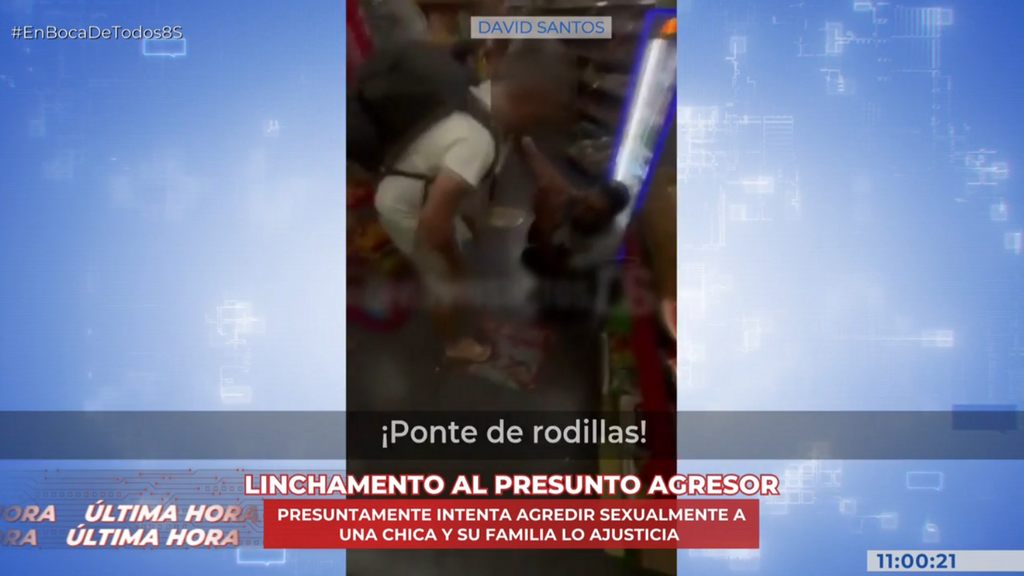 Una familia se busca la justicia por su mano y apaliza al supuesto agresor sexual de su hija en Barcelona: "¿Te corto el cuello?"
