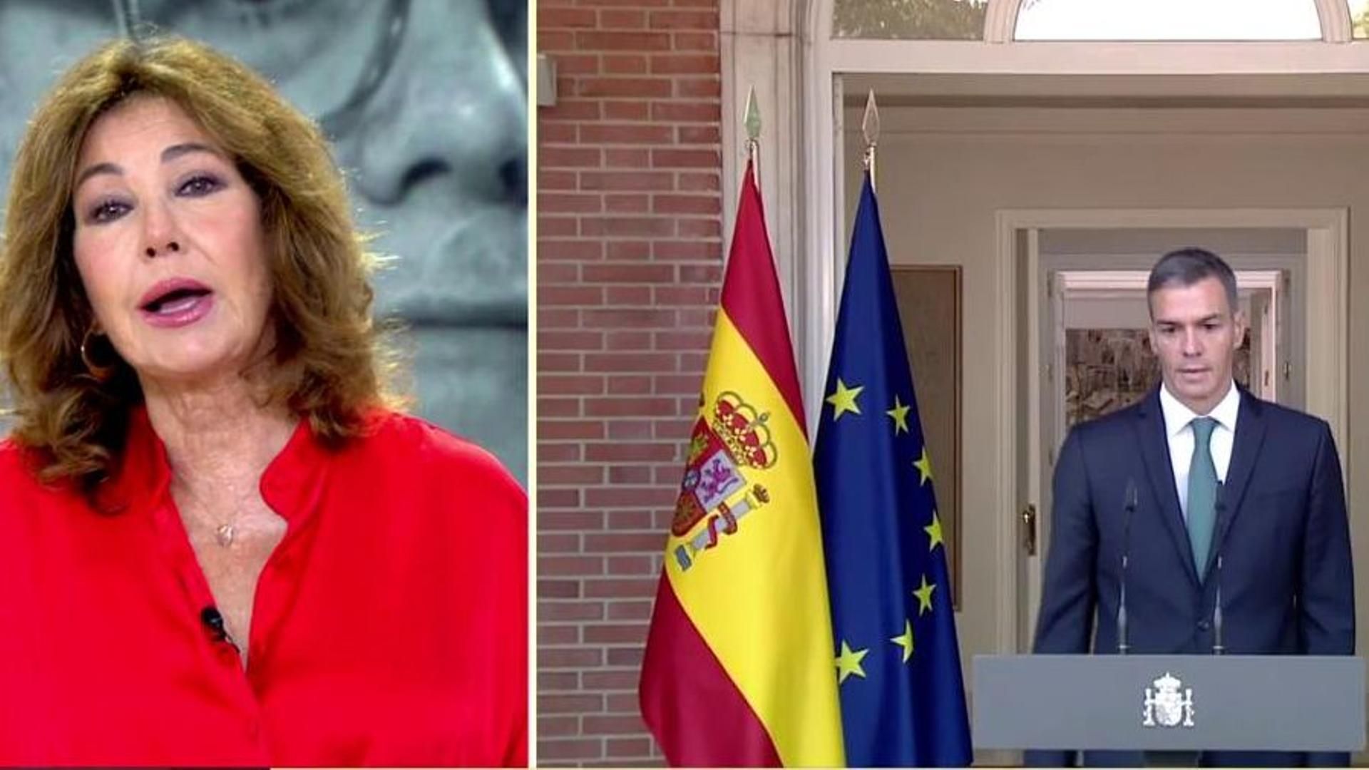 Ana Rosa, tras la entrevista de la exmujer de Ábalos: "Escándalos que se tratan de ocultar con una cortina de humo del embargo en diferido a Israel"