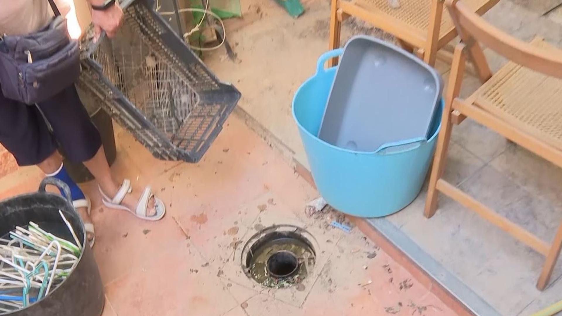 Desagüe de una vivienda atascado