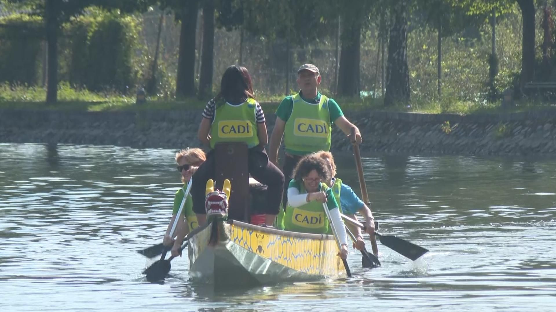 El barco dragón como terapia para mujeres con cáncer en Lleida: