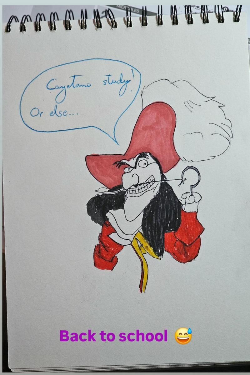 El consejo, en forma de dibujo, de Cayetano Rivera a su hijo