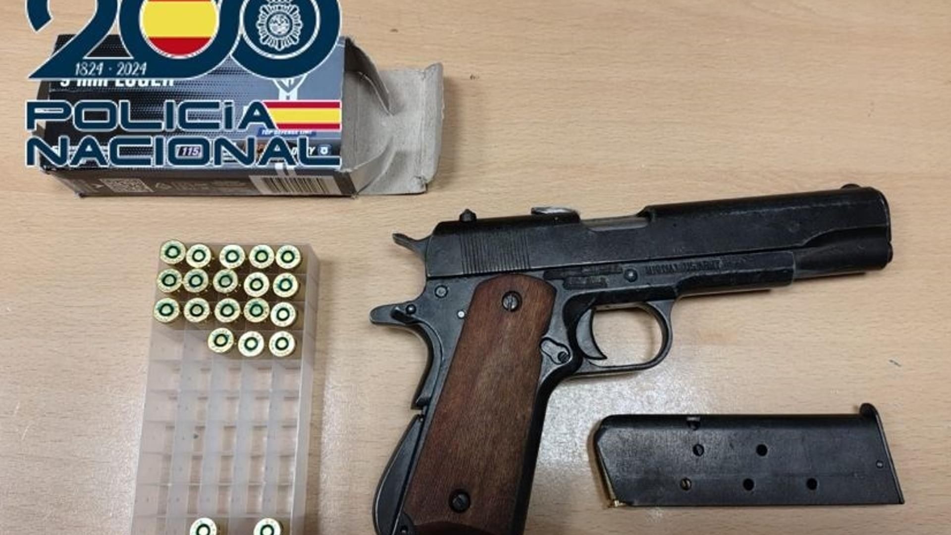 EuropaPress 6943202 pistola municion incautadas