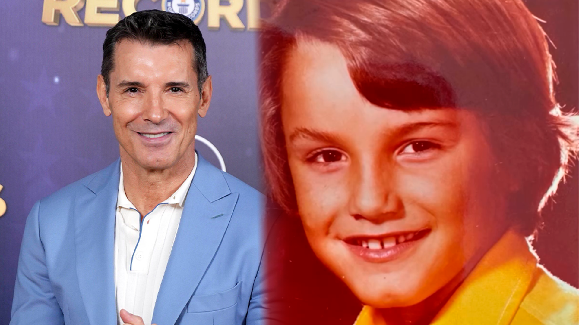 Jesús Vázquez ahora y de niño