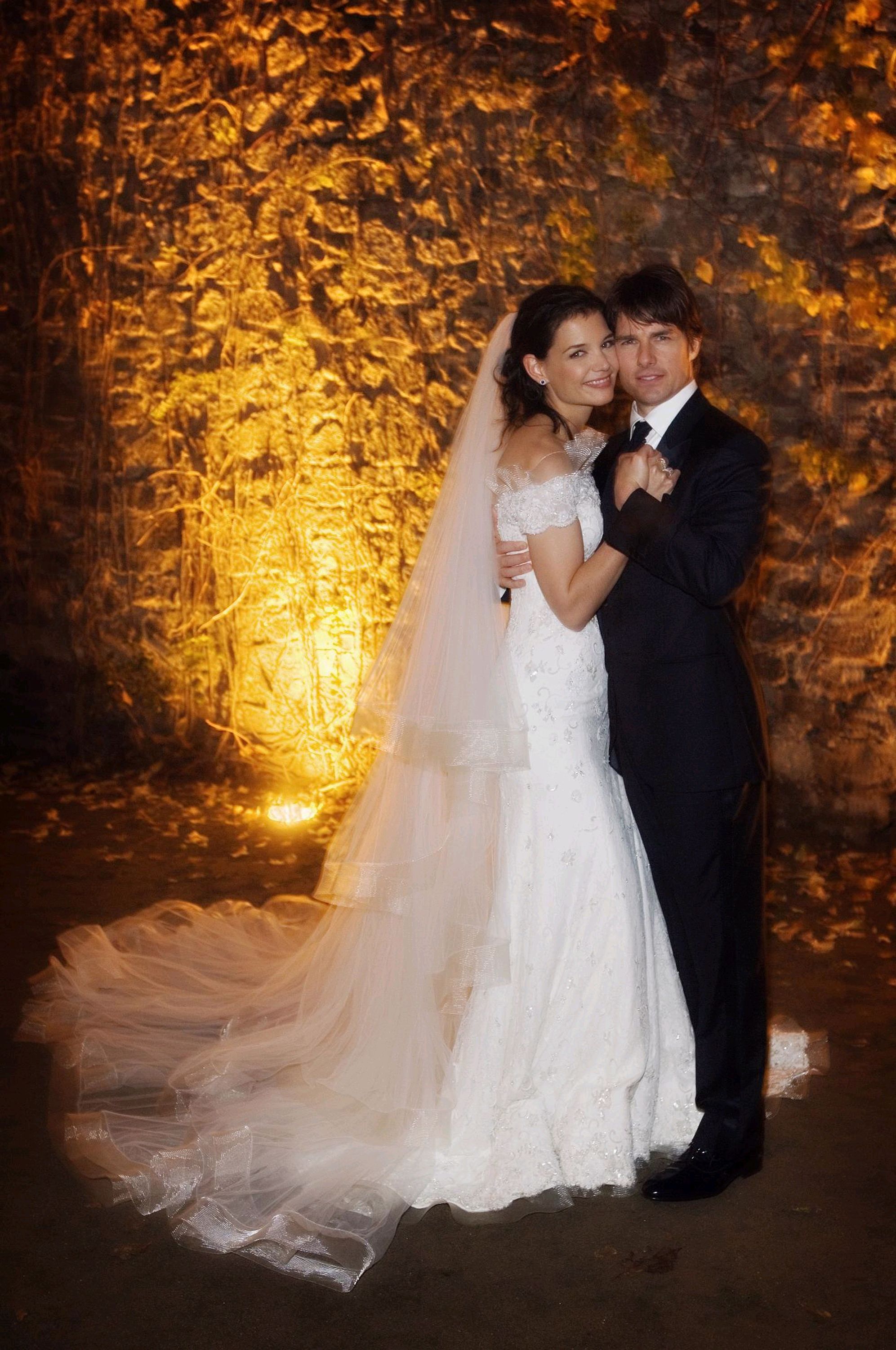Katie Holmes, el día de su boda con Tom Cruise