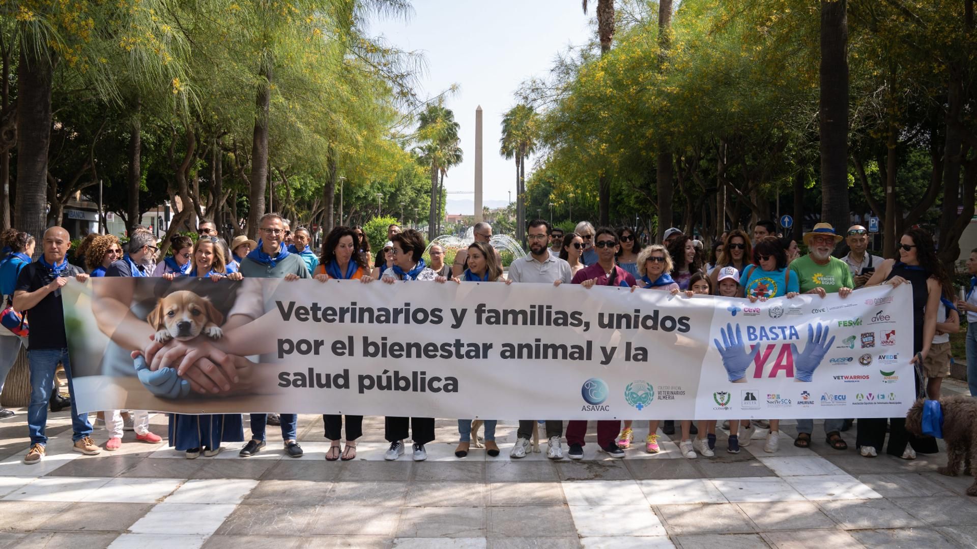 Manifestación del Colegio de Veterinarios.