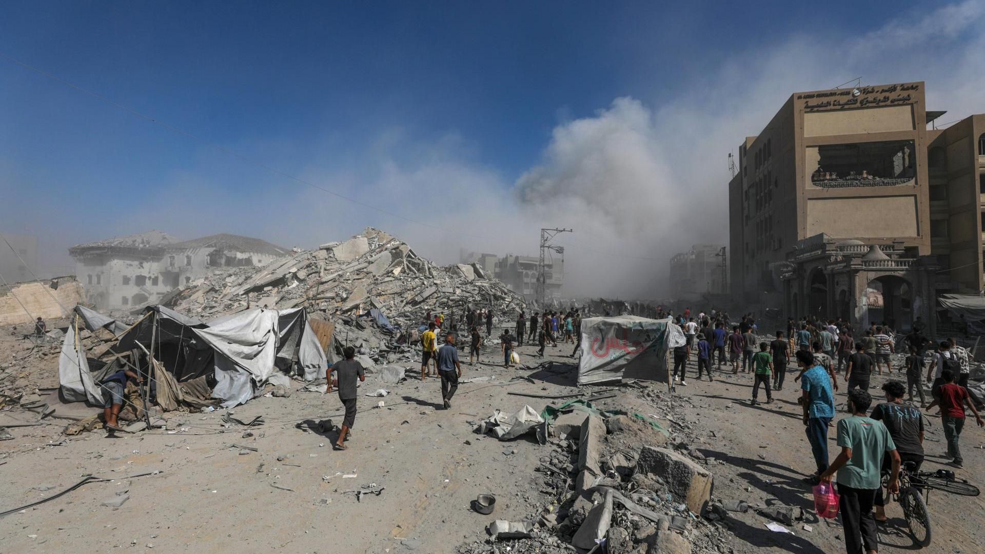 Netanyahu declara Gaza como "zona de combate" y ordena evacuar la ciudad con casi un millón de habitantes Netanyahu declara Gaza como "zona de combate" y ordena evacuar la ciudad con casi un millón de habitantes