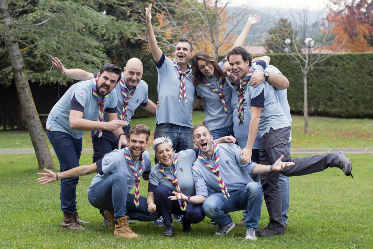 Voluntarios de los Scouts