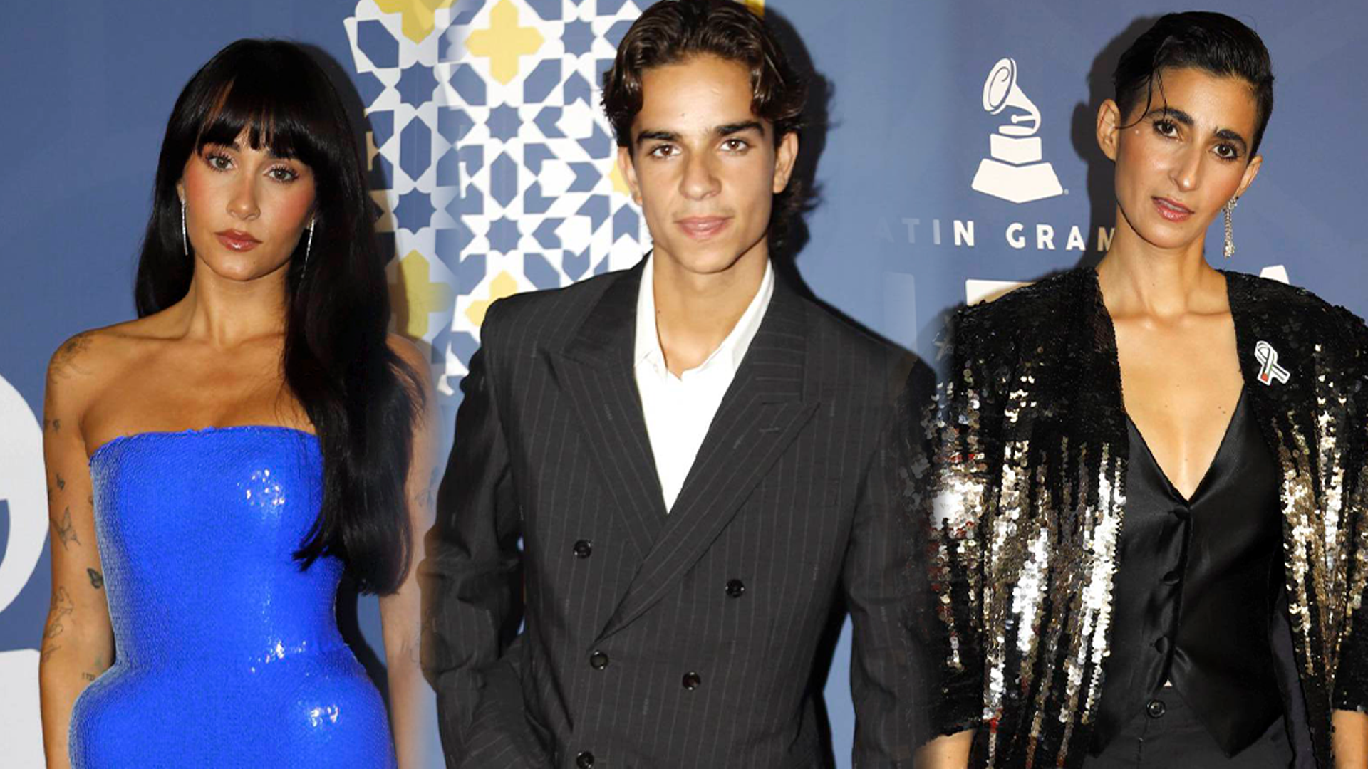 Aitana, Pedro Antonio y Alba Flores