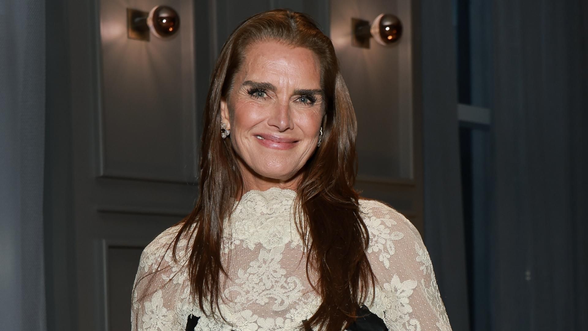 Brooke Shields en un posado de archivo