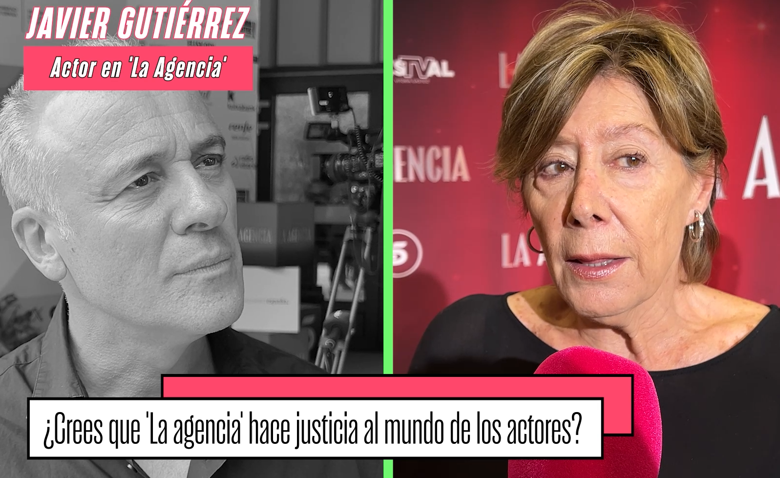 Cadena de preguntas: de Carlos Bardem a Marta Hazas, el reparto de 'La Agencia' juega a entrevistarse