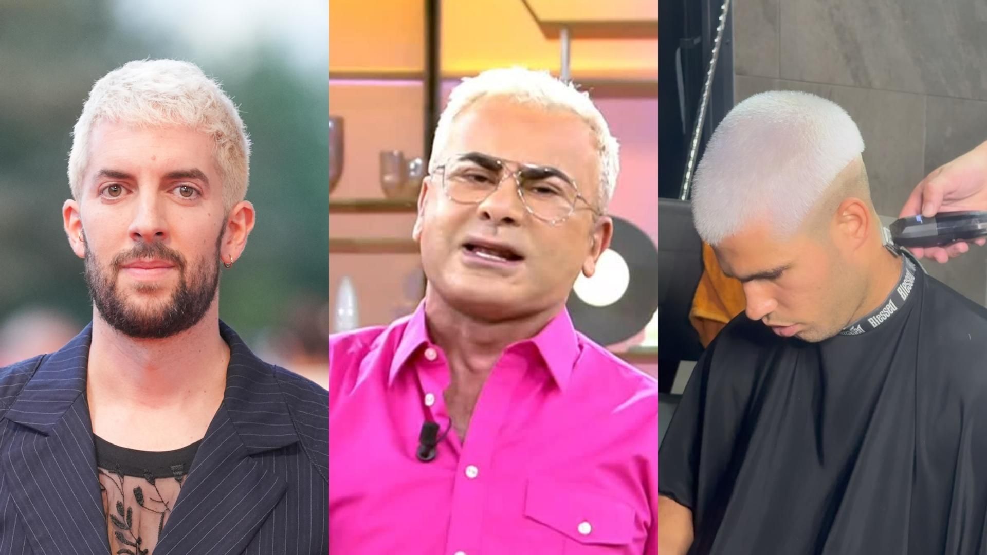 David Broncano, Jorge Javier Vázquez y Carlos Alcaraz, en un montaje de fotos