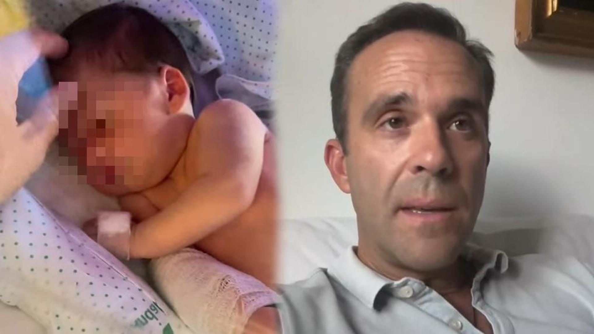 El horror de Casto Domínguez mientras su bebé se ahogaba en la calle: "Un policía lo salvó, no tendré vida para devolvértelo"