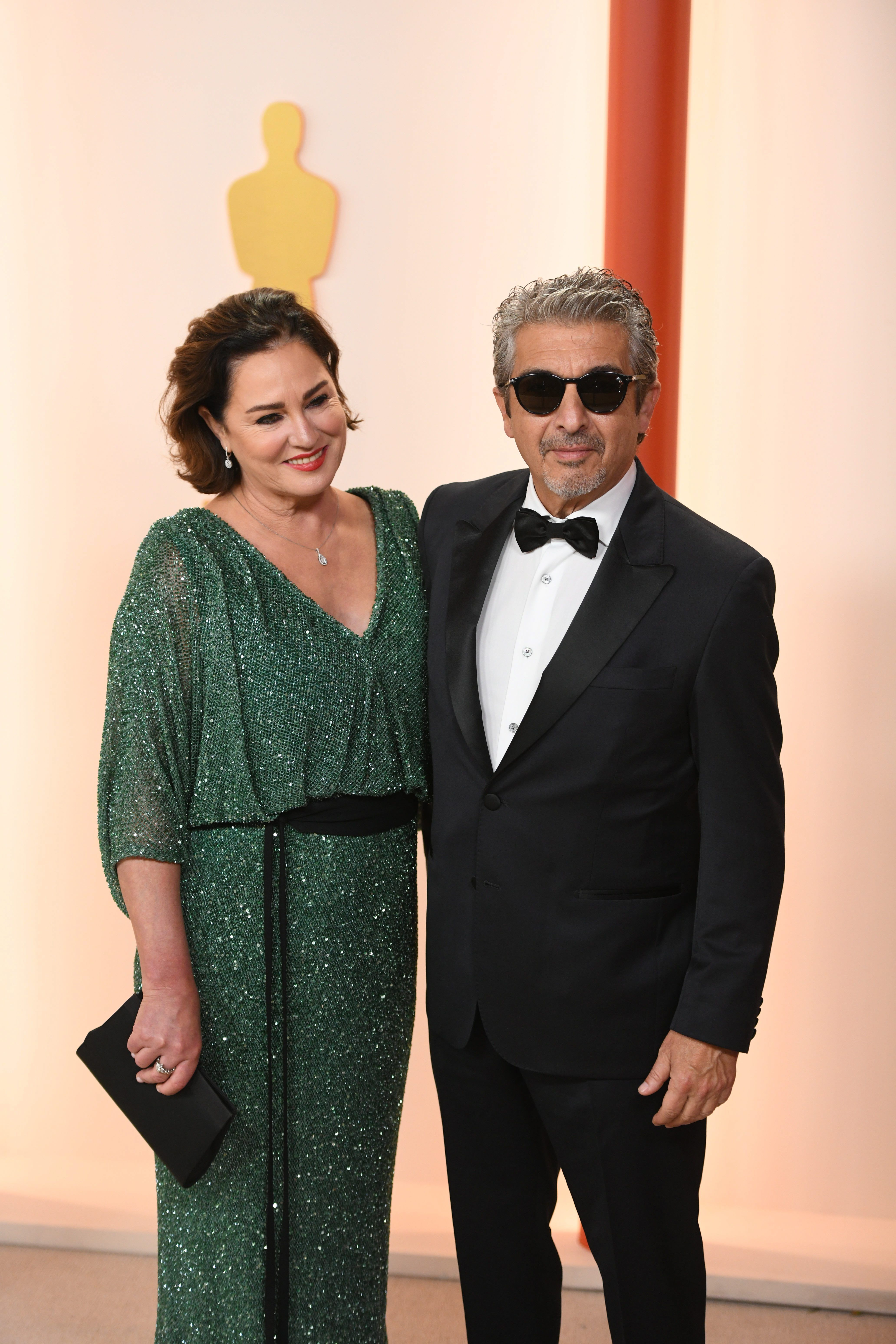 Florencia Bas y Ricardo Darín, en la alfombra roja de los Oscar 2023