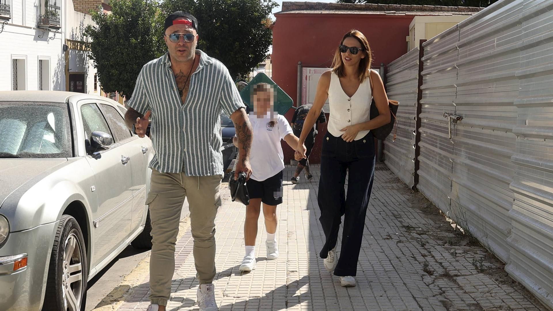 Kiko Rivera e Irene Rosales, junto a su hija Ana
