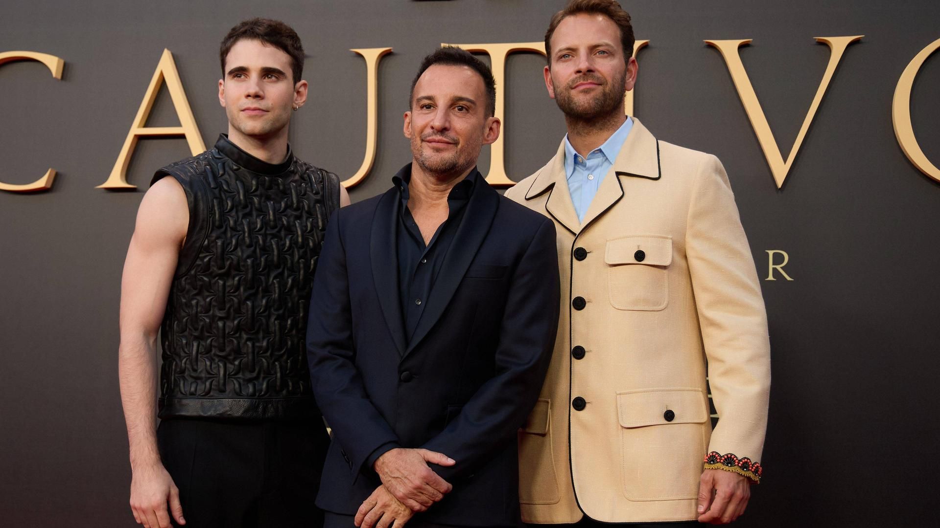 Amenábar, junto a Julio Peña y Alessandro Borghi