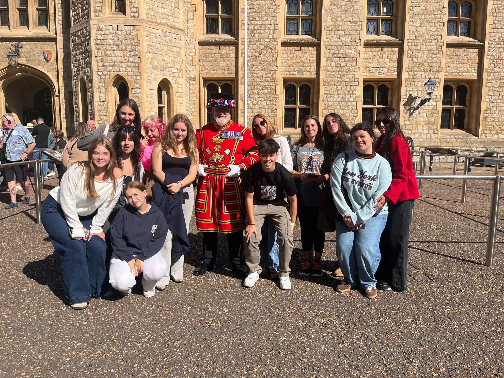 Este grupo de estudiantes de Pontevedra no olvidará fácilmente su viaje a la capital británica