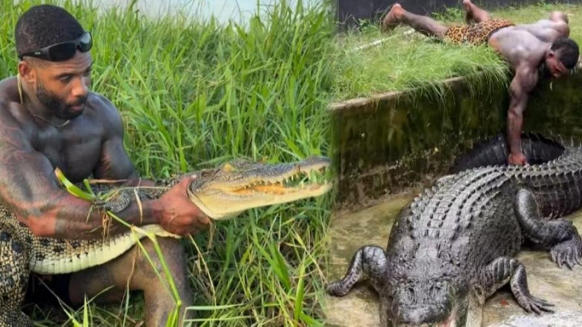 Investigan al influencer estadounidense 'The Real Tarzan' por perseguir y manipular cocodrilos salvajes