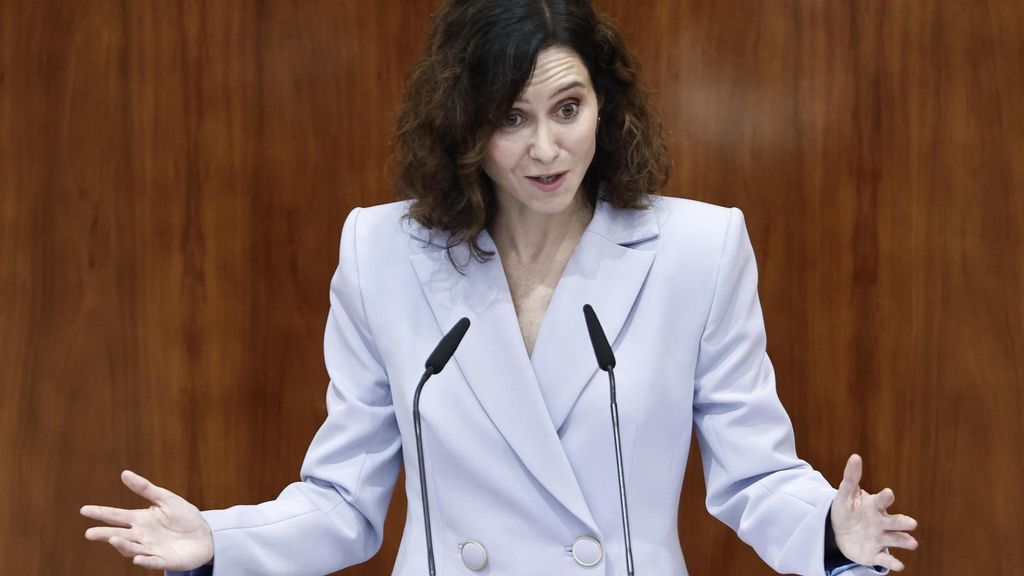 Díaz Ayuso ataca al Gobierno en el Debate del Estado de la Región y obvia la investigación de Hacienda que señala a su novio