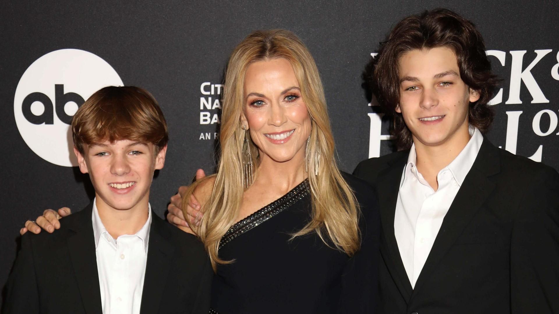 Sheryl Crow, con Wyatt y Levi