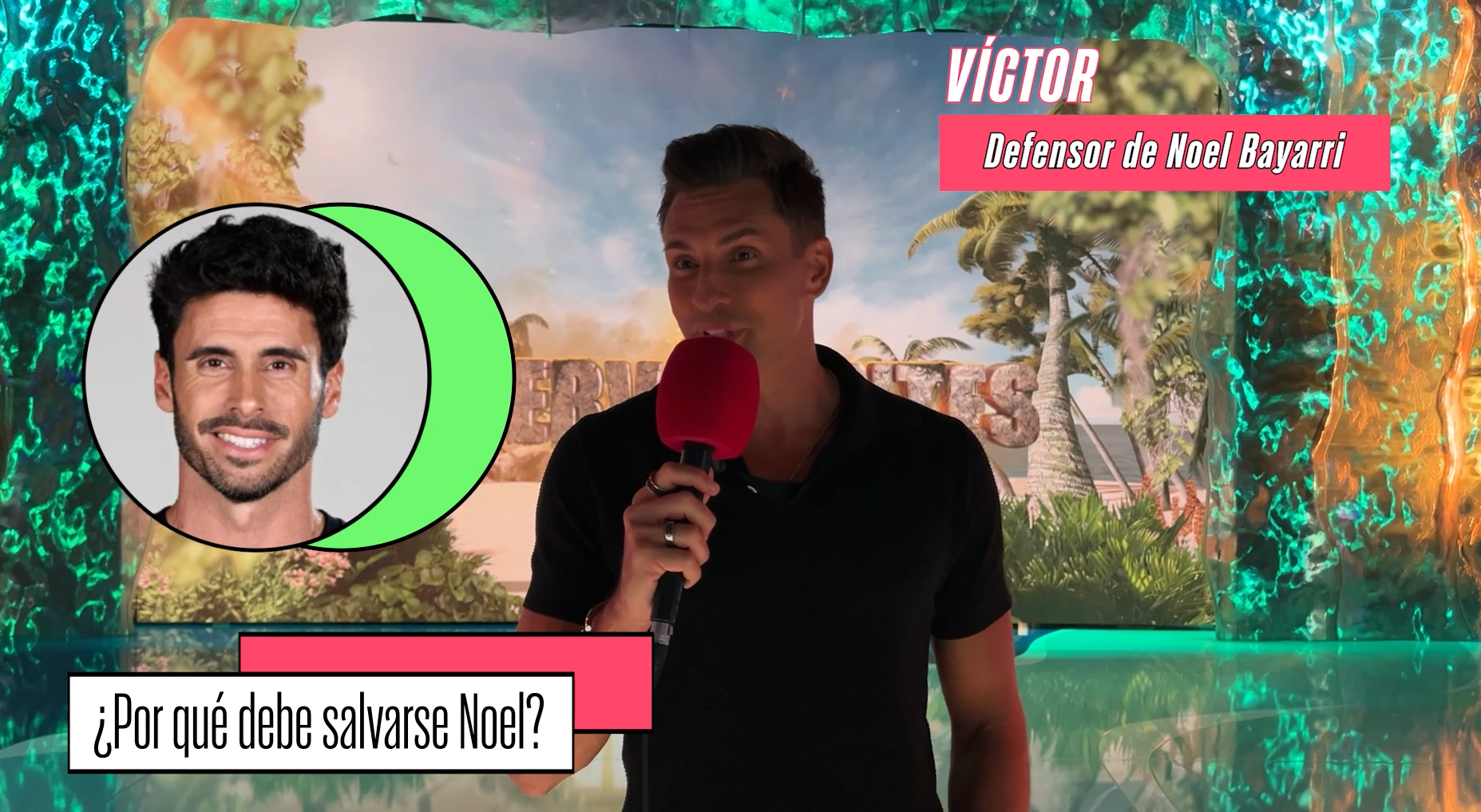 Víctor, defensor de Noel Bayarri en plató, se vuelca en su alegato de defensa: "Está hecho para esto"