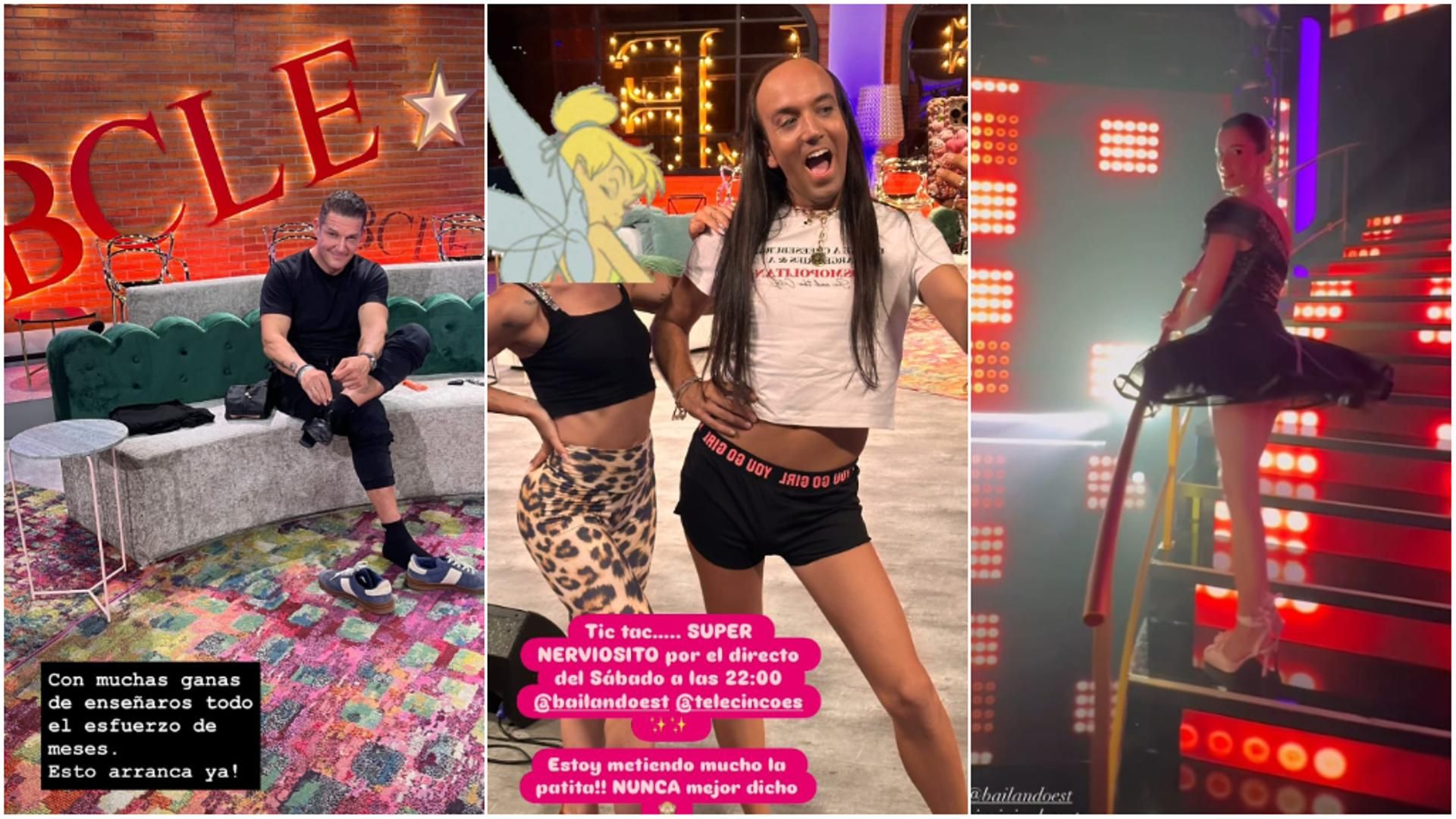 Concursantes bailando