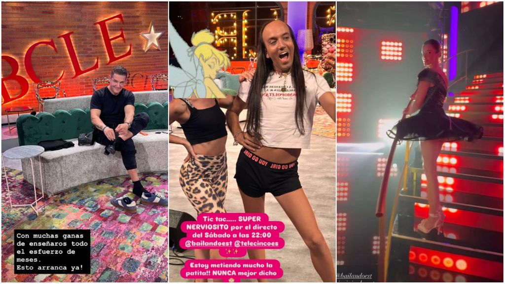 Concursantes bailando