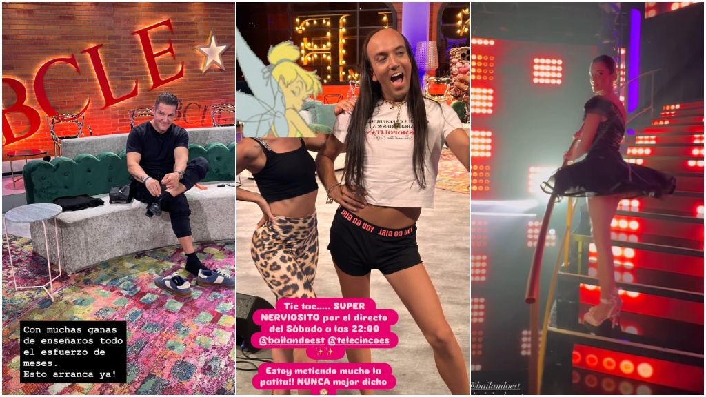Los concursantes calientan motores para el estreno de 'Bailando con las estrellas': así han sido los ensayos