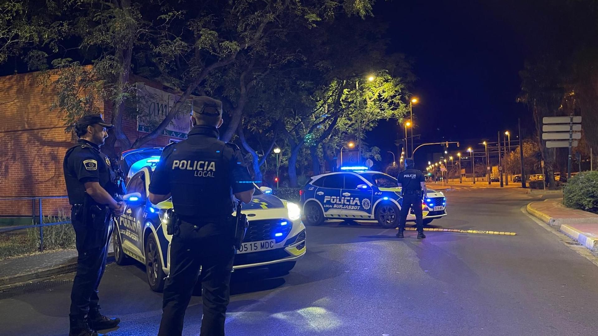 Control de tráfico de la Policía Local de Burjassot