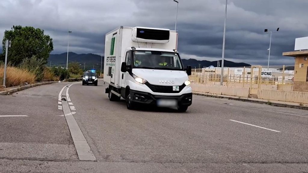 Detenido un camionero que intentó darse a la fuga con tonelada y media de hachís en Castellón