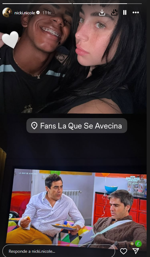 Lamine Yamal y Nicki Nicole, fans de 'LQSA'