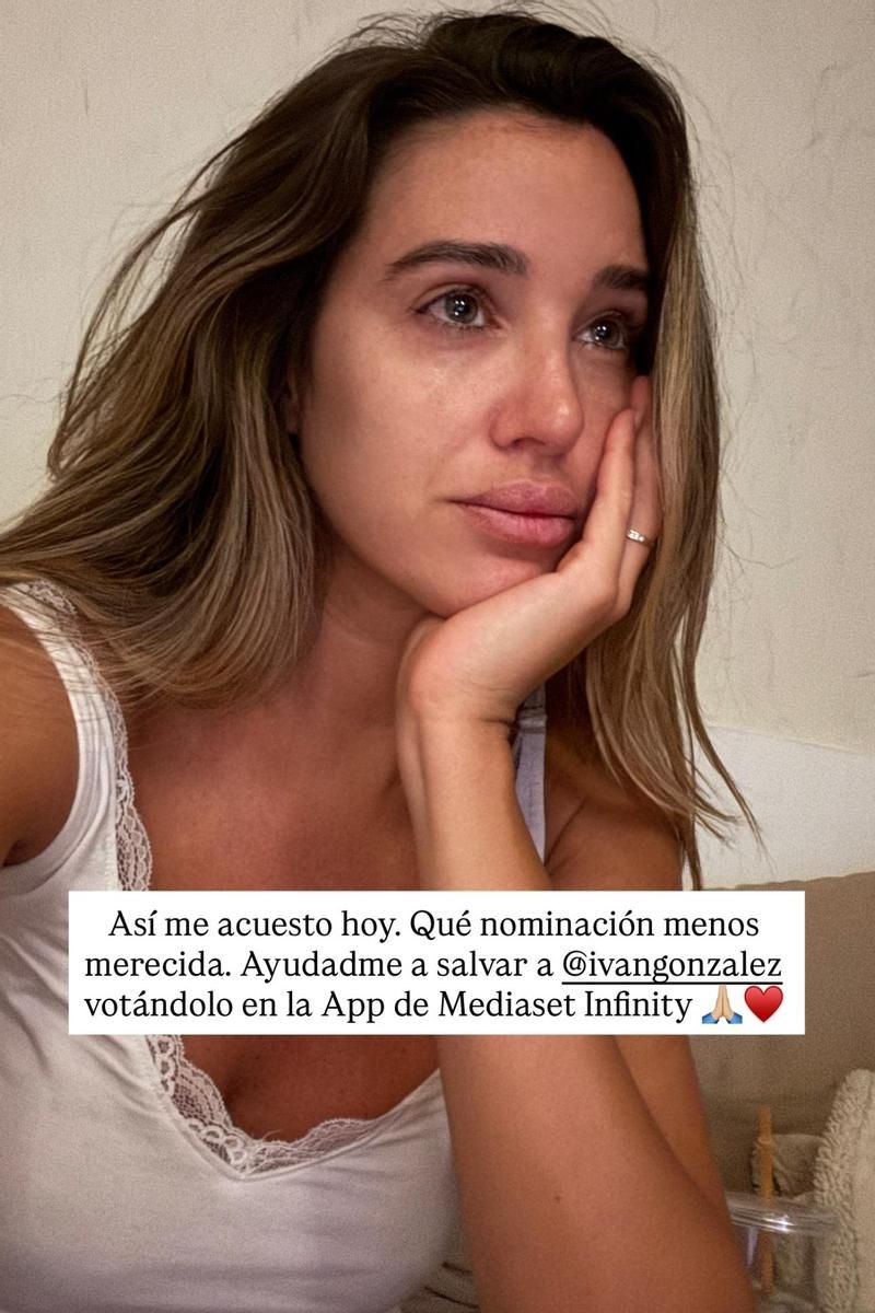 Teresa Bass, emocionada, pide salvar a Iván González de la nominación en 'Supervivientes All Stars'