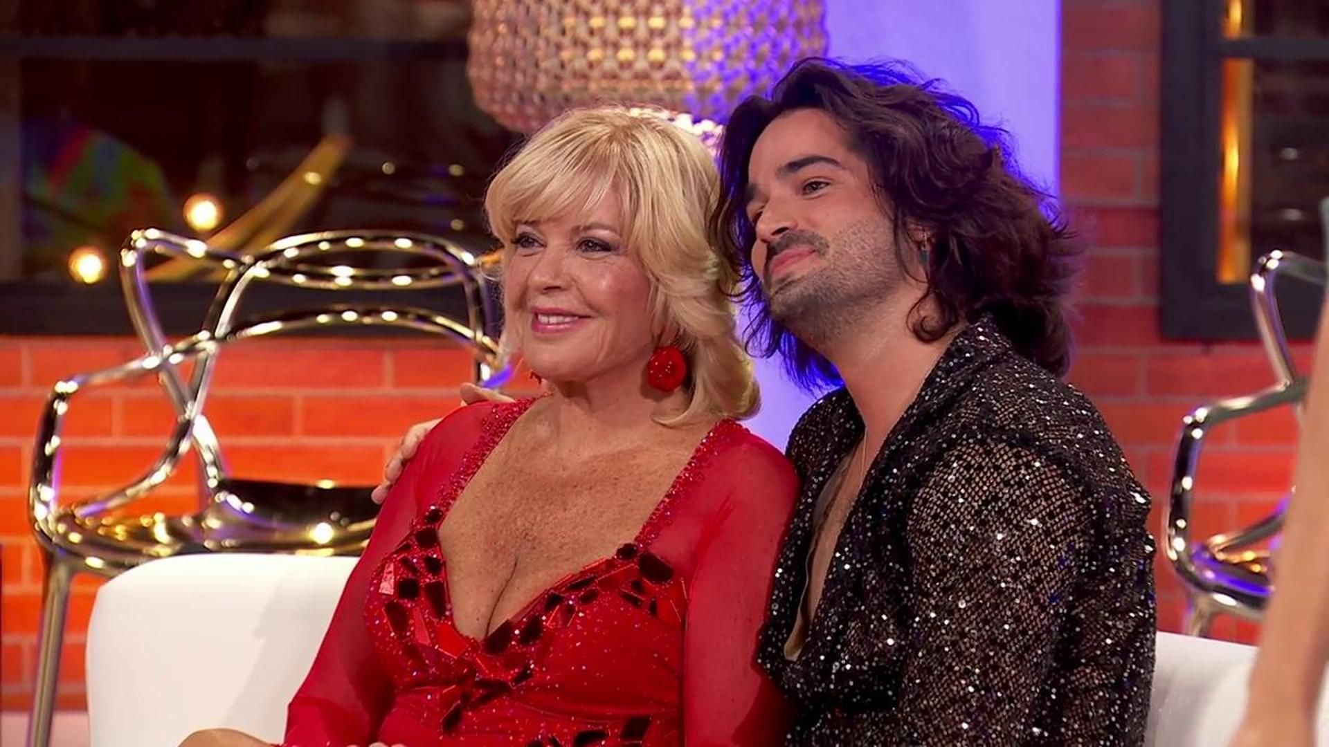 Bárbara Rey y su maestro de baile