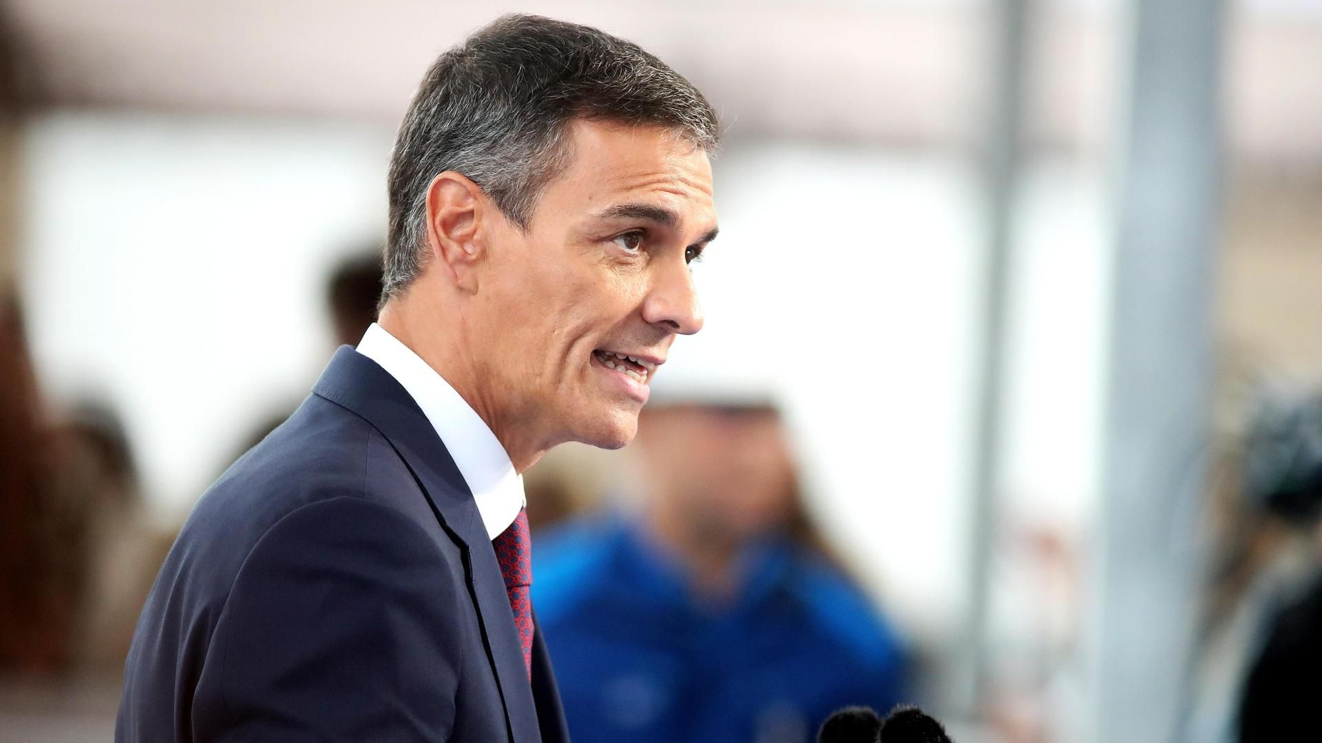 El presidente del Gobierno, Pedro Sánchez